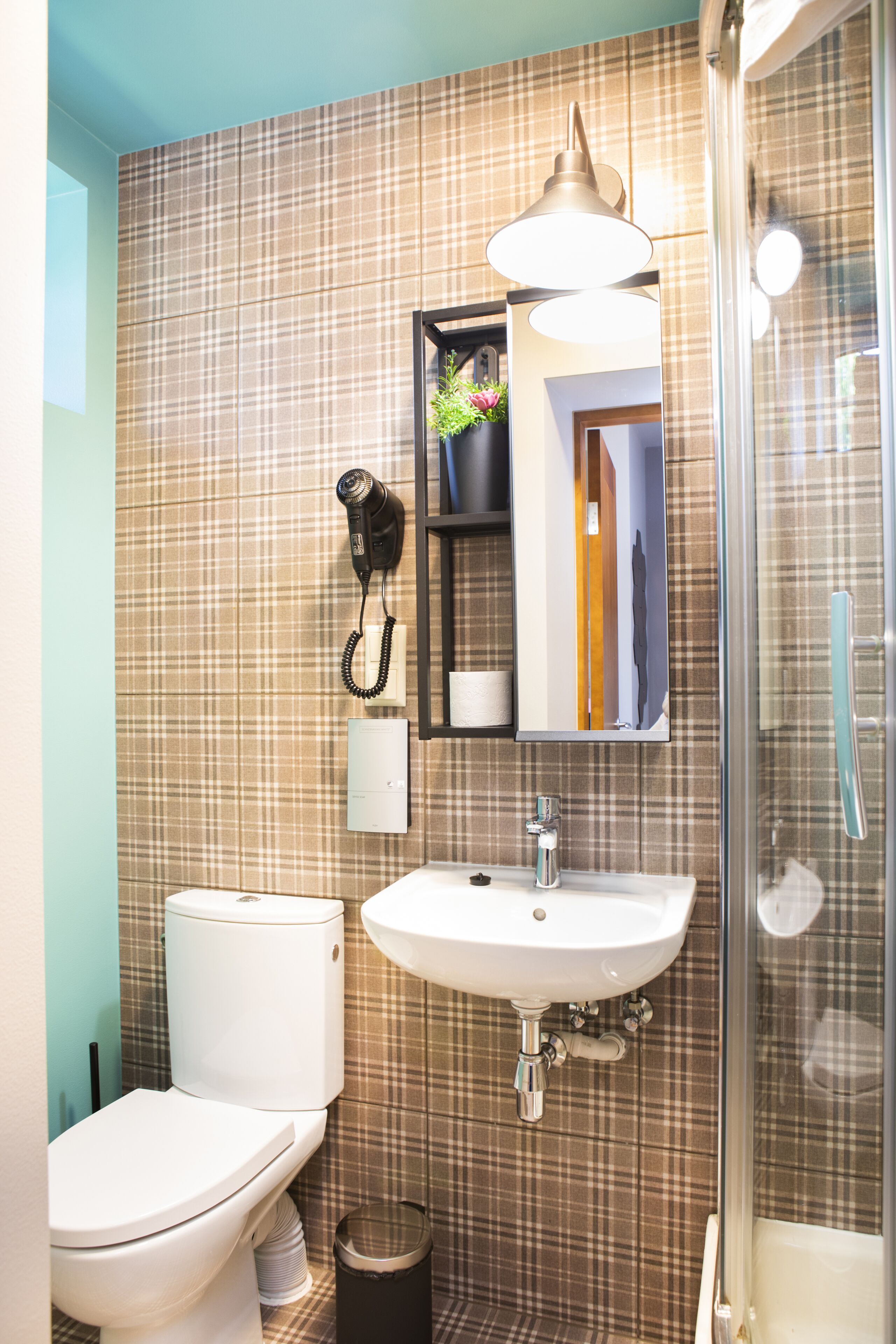 free toiletries, hair dryer, bathrobes, slippers