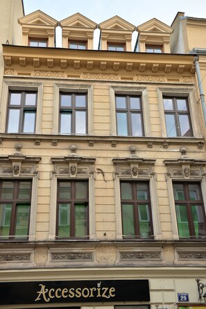 Voorkant van accommodatie