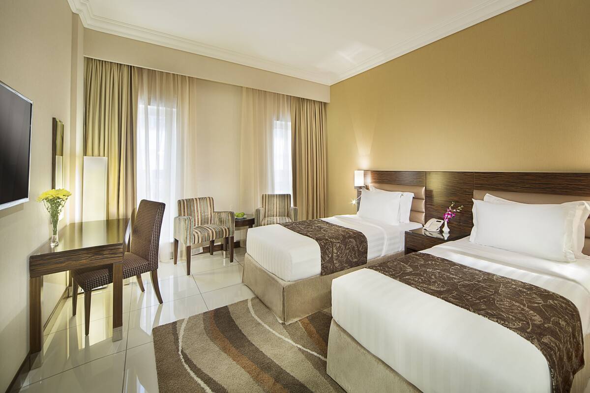 In-room safe, desk, blackout drapes, iron/ironing board (on request)
