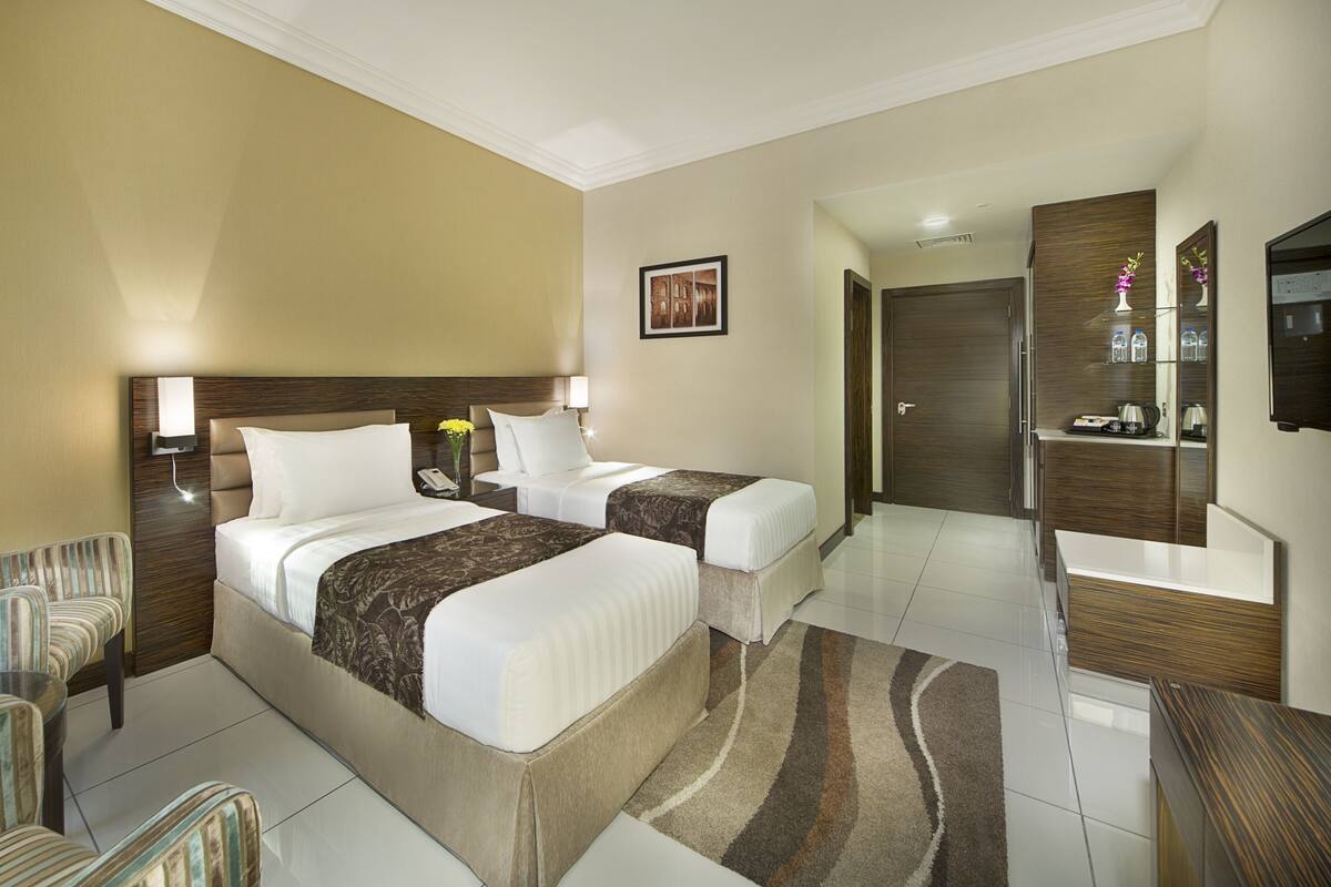 In-room safe, desk, blackout drapes, iron/ironing board (on request)