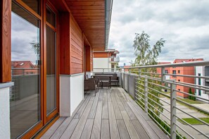 Departamento superior (Wypoczynkowa 34A) | Vista del balcón