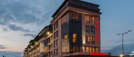 Overnatningsstedets facade