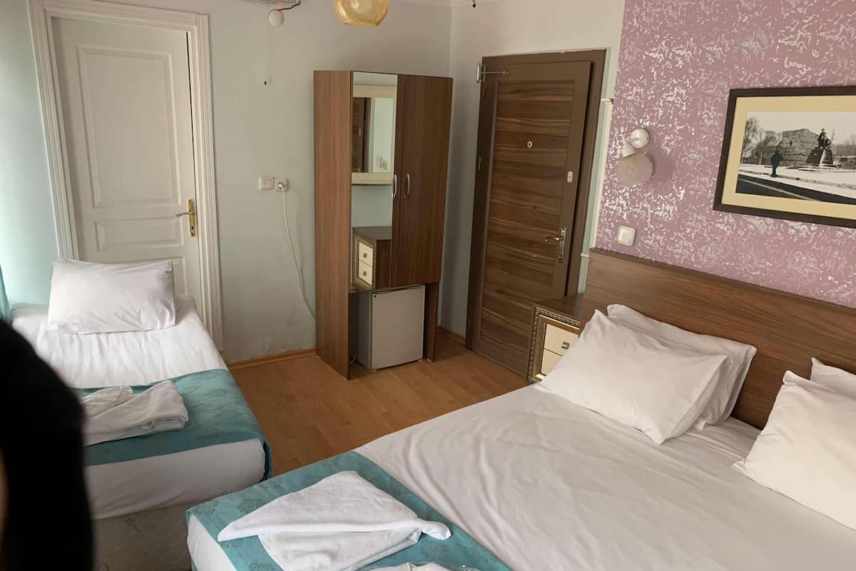 Habitación triple estándar | Ropa de cama de alta calidad, minibar y escritorio