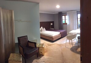 Premium bedding, desk, iron/ironing board, rollaway beds