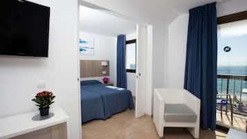 Superior Apartment, 1 Bedroom, Balcony, Sea View | 1 bedroom, in-room safe, blackout curtains, free cots/infant beds