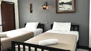 Tomannsrom – basic | 1 soverom, ekstrasenger (mot et tillegg), wi-fi (inkludert) og sengetøy