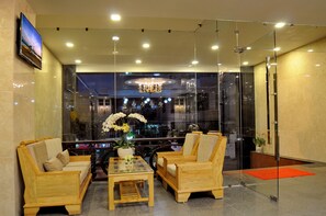 Sitteområde i lobbyen