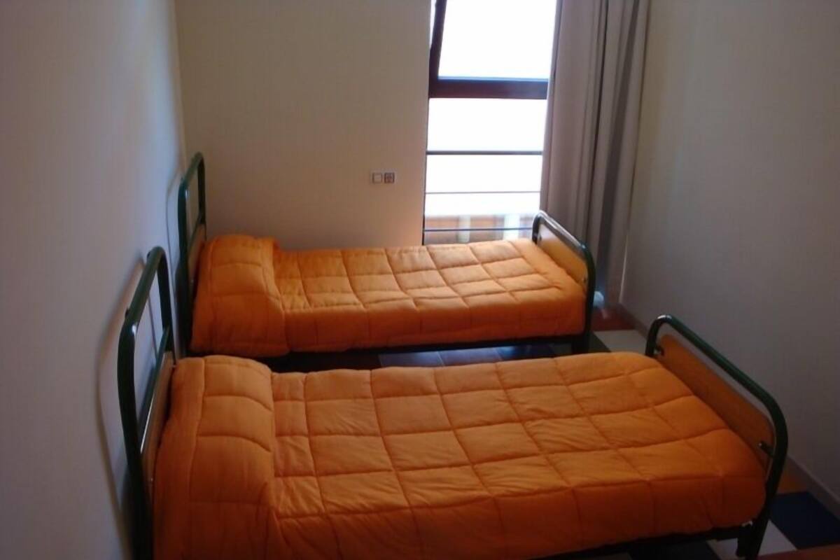 Blackout curtains, rollaway beds, free WiFi