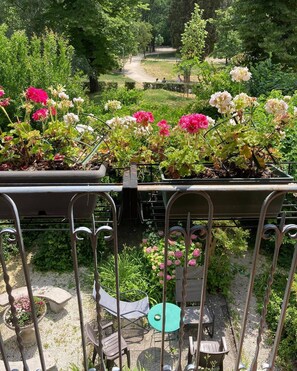 Uitzicht vanuit accommodatie