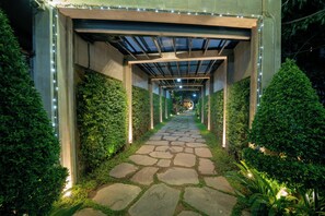 Entrada de la propiedad