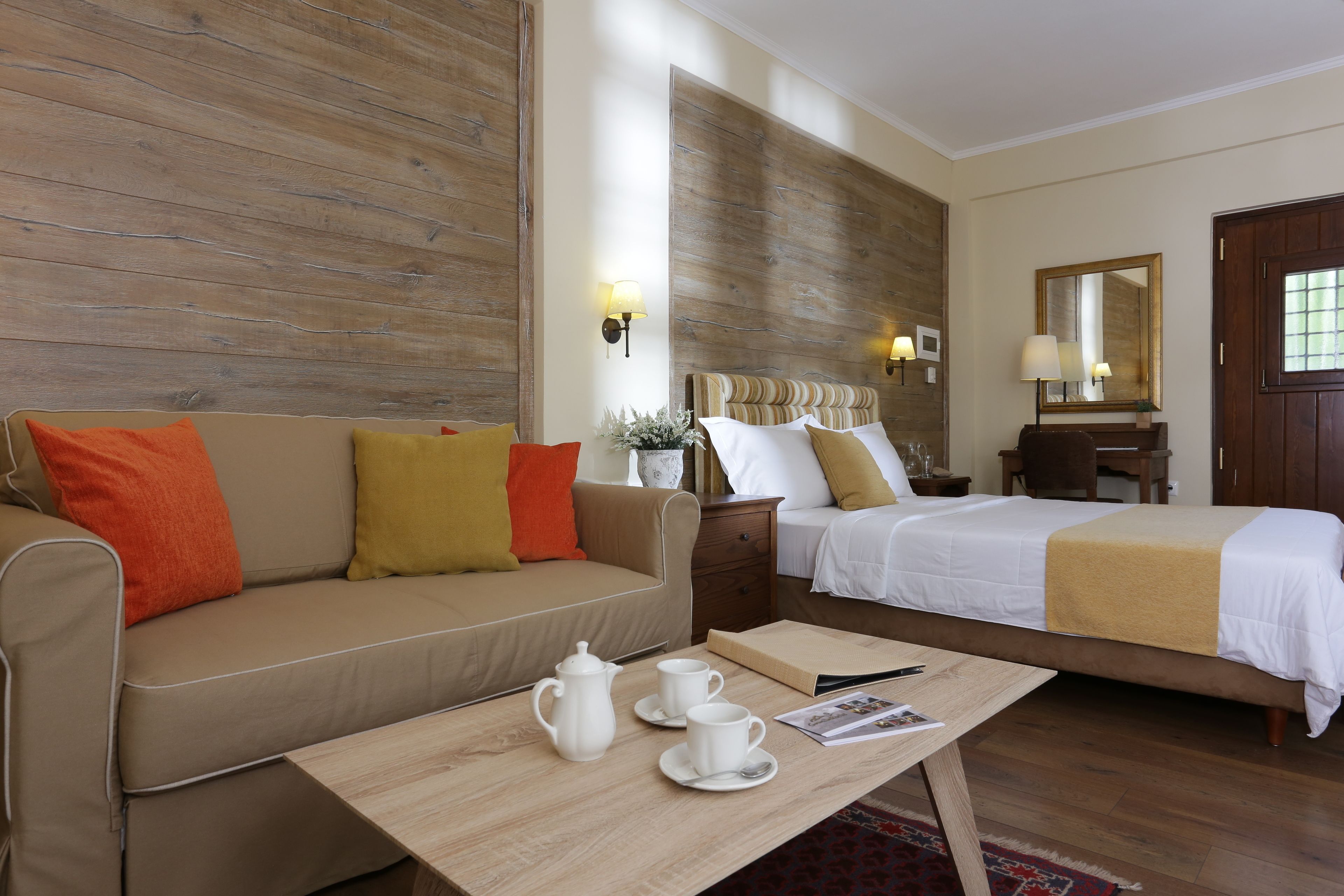 triple room | living area | led tv