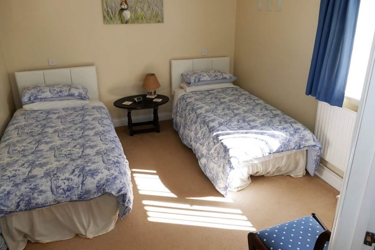 Habitación Confort con 2 camas individuales, baño privado, vistas al jardín | 1 dormitorio