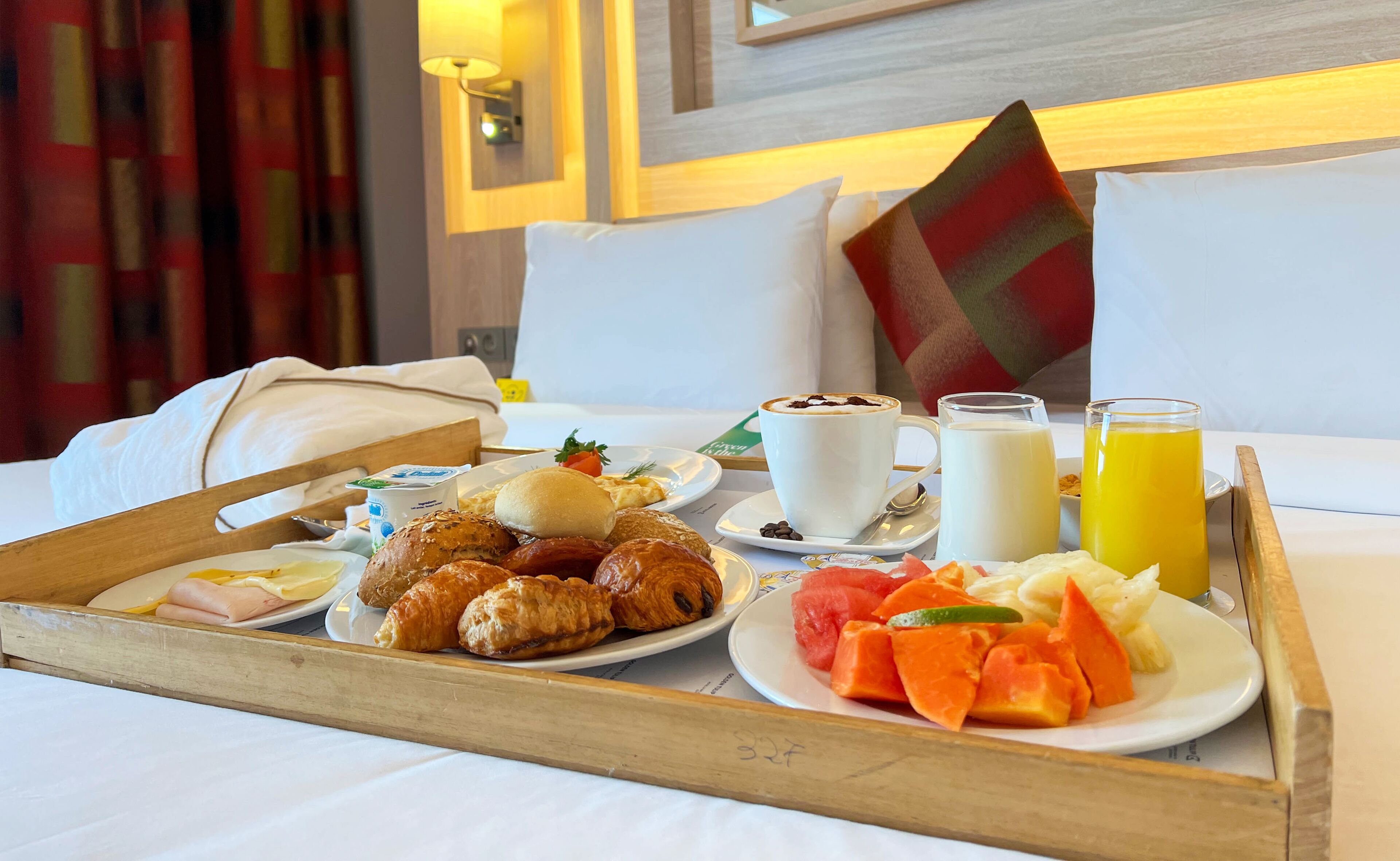 daily buffet breakfast (xof 13000 per person)