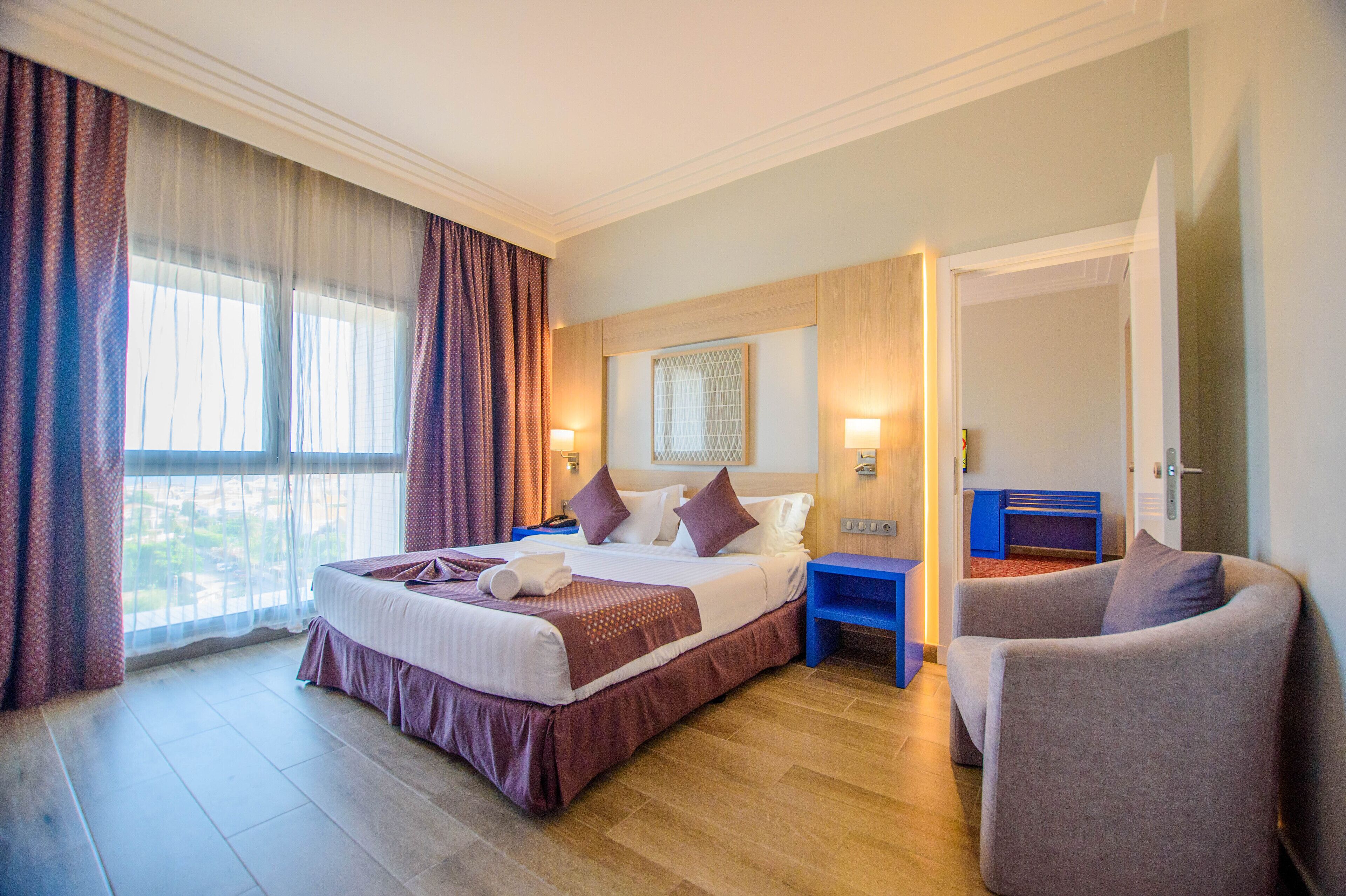 classic suite, 1 queen bed with sofa bed, sea view | premium bedding, minibar, in-room safe, individually furnished