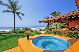 Presidential Suite, 2 Bedrooms, Private Pool, Sea View | Outdoor spa tub
