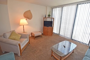 Condo, 2 Bedrooms | Living area | TV, DVD player - Century I 702 2 Bedroom Condo by RedAwning (Ocean City)