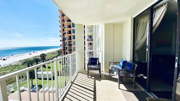 Condo, 1 Bedroom, Balcony, Beachfront (1.5 Bathrooms) | Terrace/patio