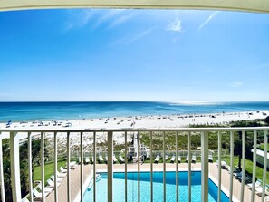 Condo, 1 Bedroom, Balcony, Beachfront (1.5 Bathrooms) | Terrace/patio - SunSwept 505 by ALBVR (Orange Beach)