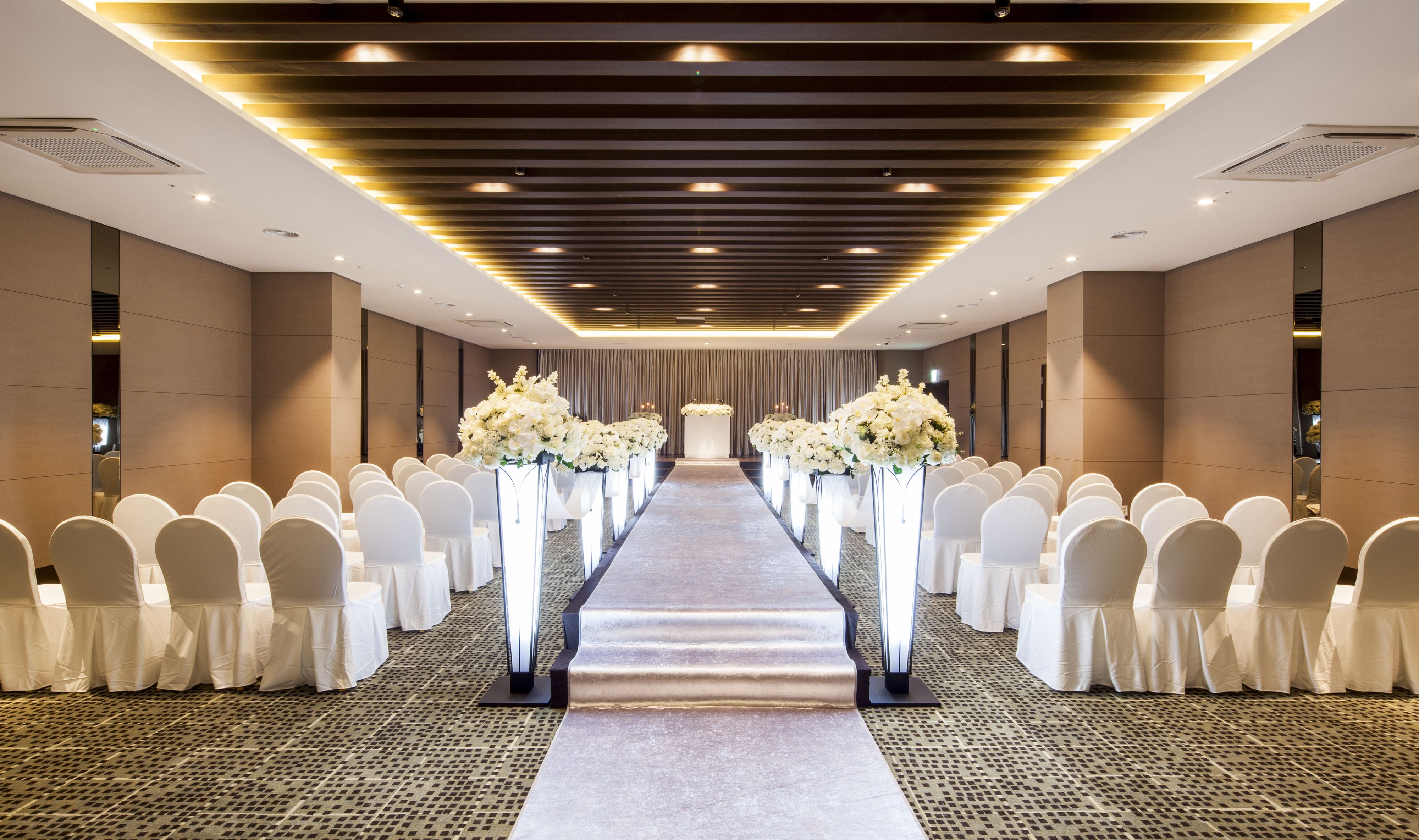 Área interna para casamento