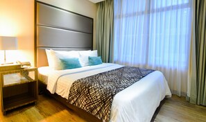 Minibar, in-room safe, desk, free cots/infant beds