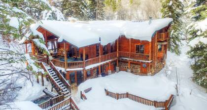 Log Cabin on the Stream