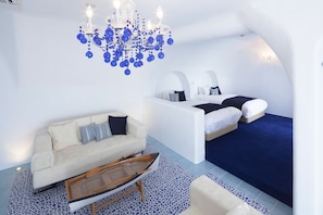 Deluxe-Suite (Santorini) | 1 Schlafzimmer, hochwertige Bettwaren, Minibar, Zimmersafe