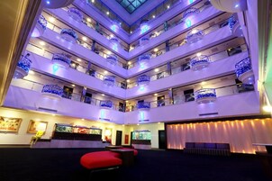 Sittområde i lobbyn