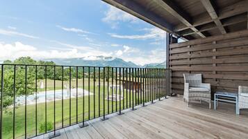 Studio, vue montagne