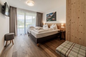 Literie hypoallergénique, coffres-forts dans les chambres