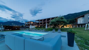 Front of property – evening/night