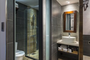 Japanese Room | Bathroom | Shower, free toiletries, hair dryer, towels - Sunrise Hotel (Chiayi City)