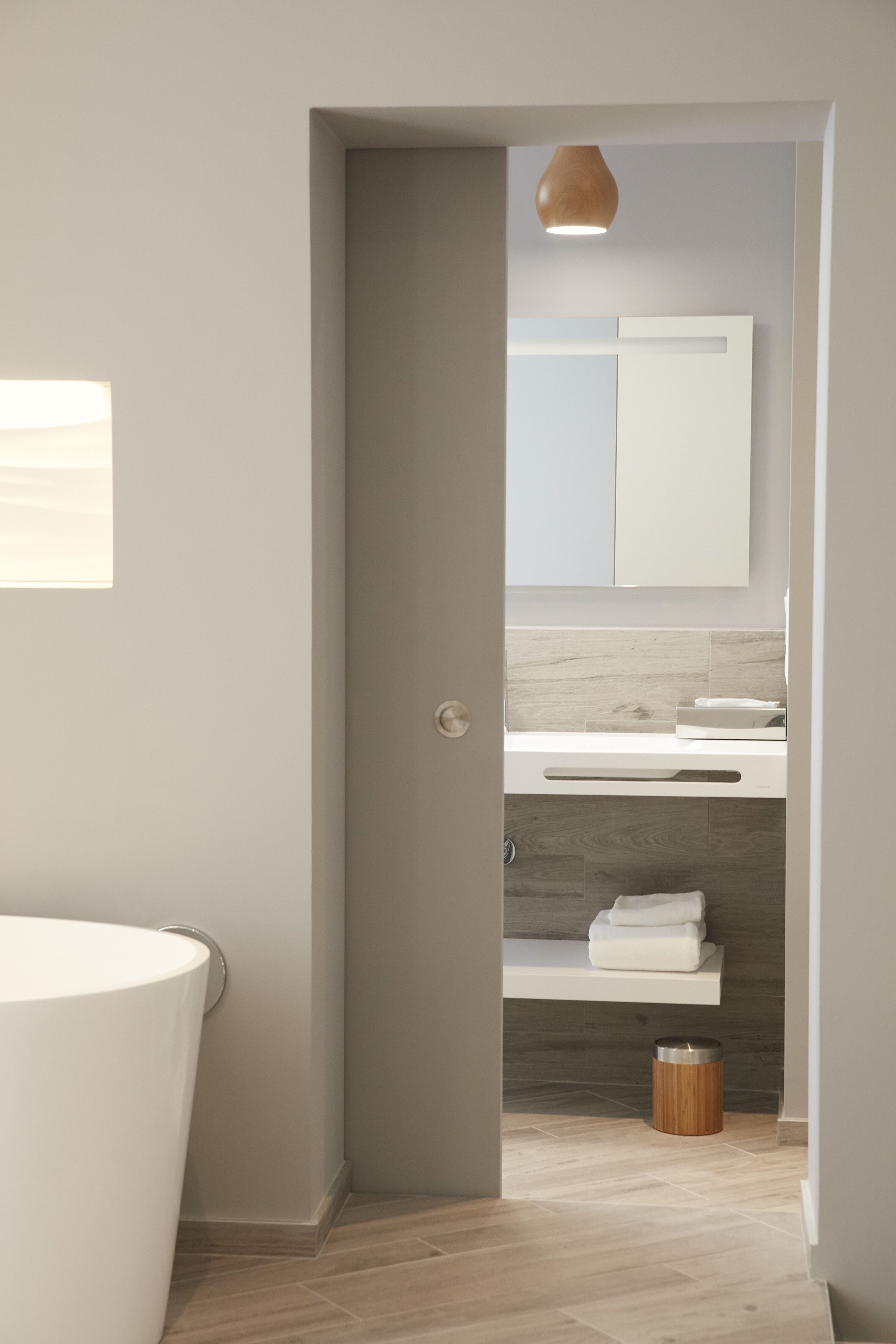 luxury double room | bathroom | free toiletries, hair dryer, towels