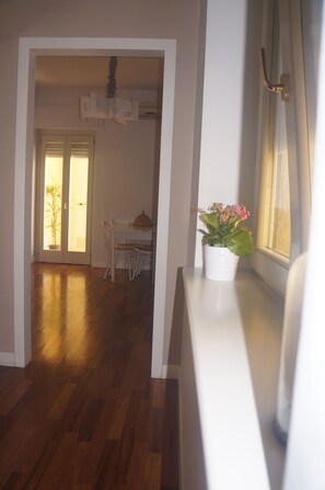 Exclusive-Apartment, 1 Schlafzimmer, Strandblick | Wohnbereich