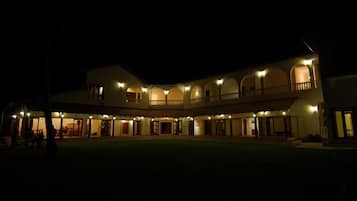 Front of property – evening/night