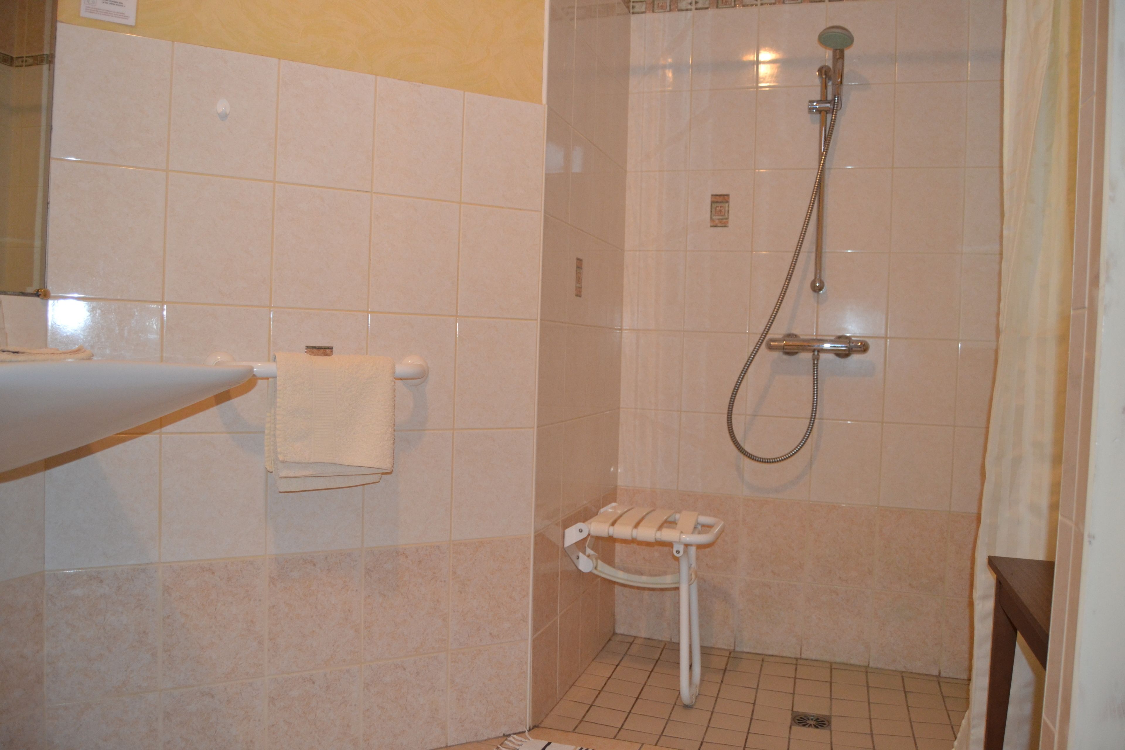 standard double room | bathroom | free toiletries, hair dryer, towels