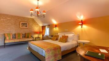 Premium bedding, desk, soundproofing, iron/ironing board