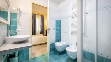 Standard Double Room | Bathroom | Free toiletries, slippers, bidet, towels
