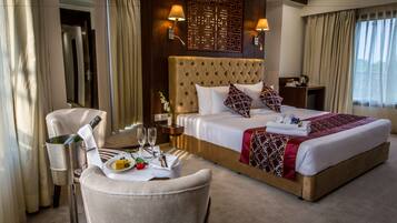 Premium Suite, 1 Double Bed | Minibar, in-room safe, desk, blackout curtains