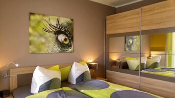 Exclusive-Apartment, 1 Schlafzimmer, Balkon | 1 Schlafzimmer, hochwertige Bettwaren, individuell dekoriert