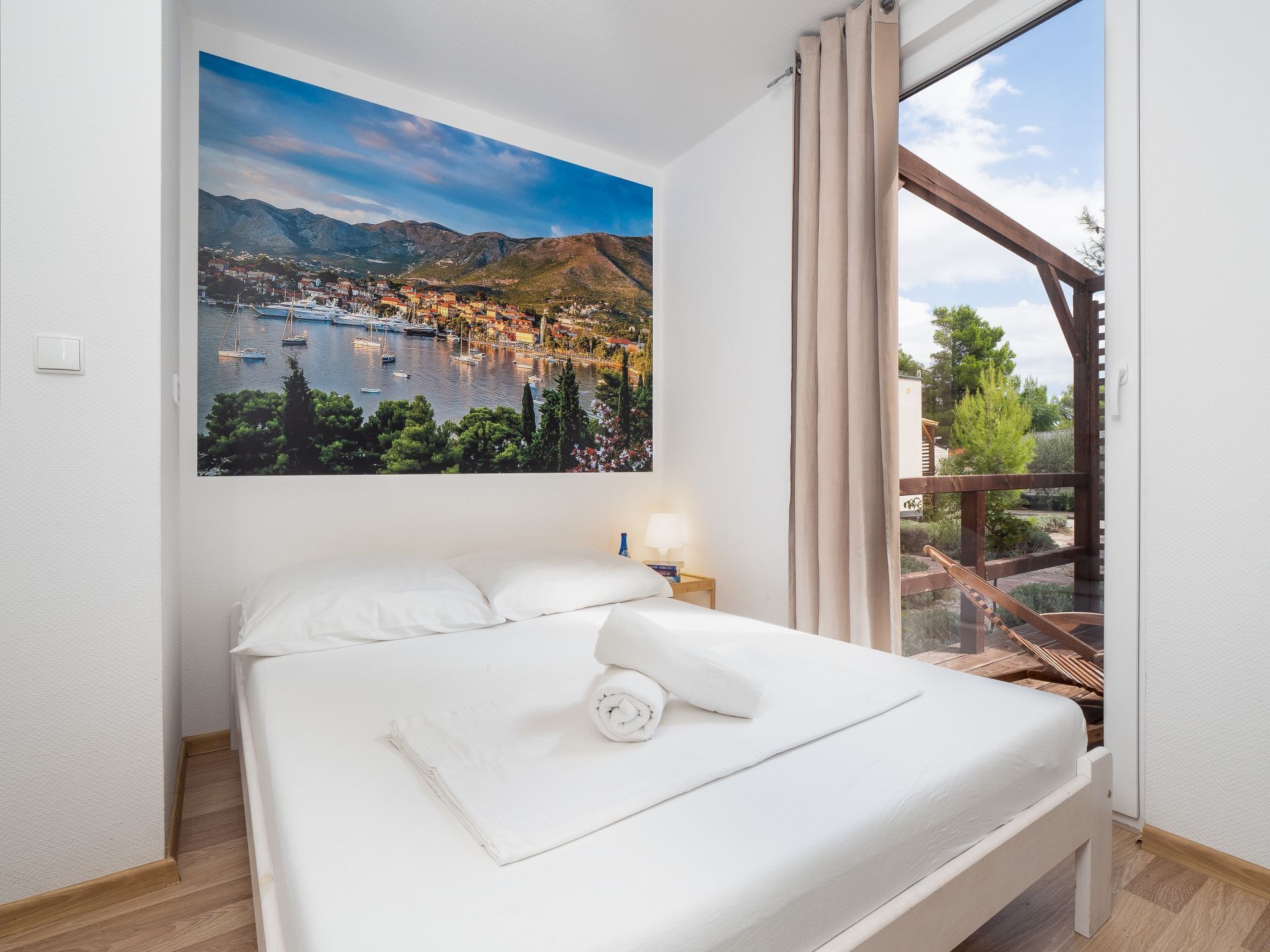 1 غرفة نوم ومكواة/لوح كي