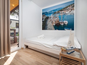 Mobile Home Deluxe, terrasse | 1 chambre, fer et planche à repasser