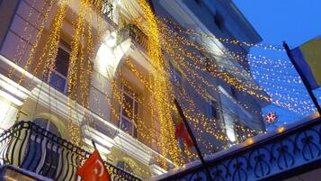 Front of property – evening/night