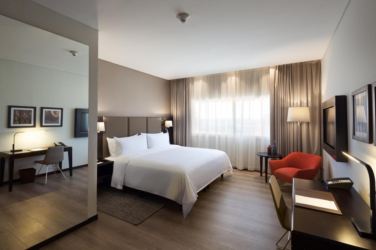 1 chambre, literie de qualité supérieure, couette en duvet d'oie