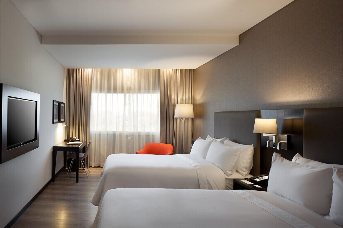 1 chambre, literie de qualité supérieure, couette en duvet d'oie