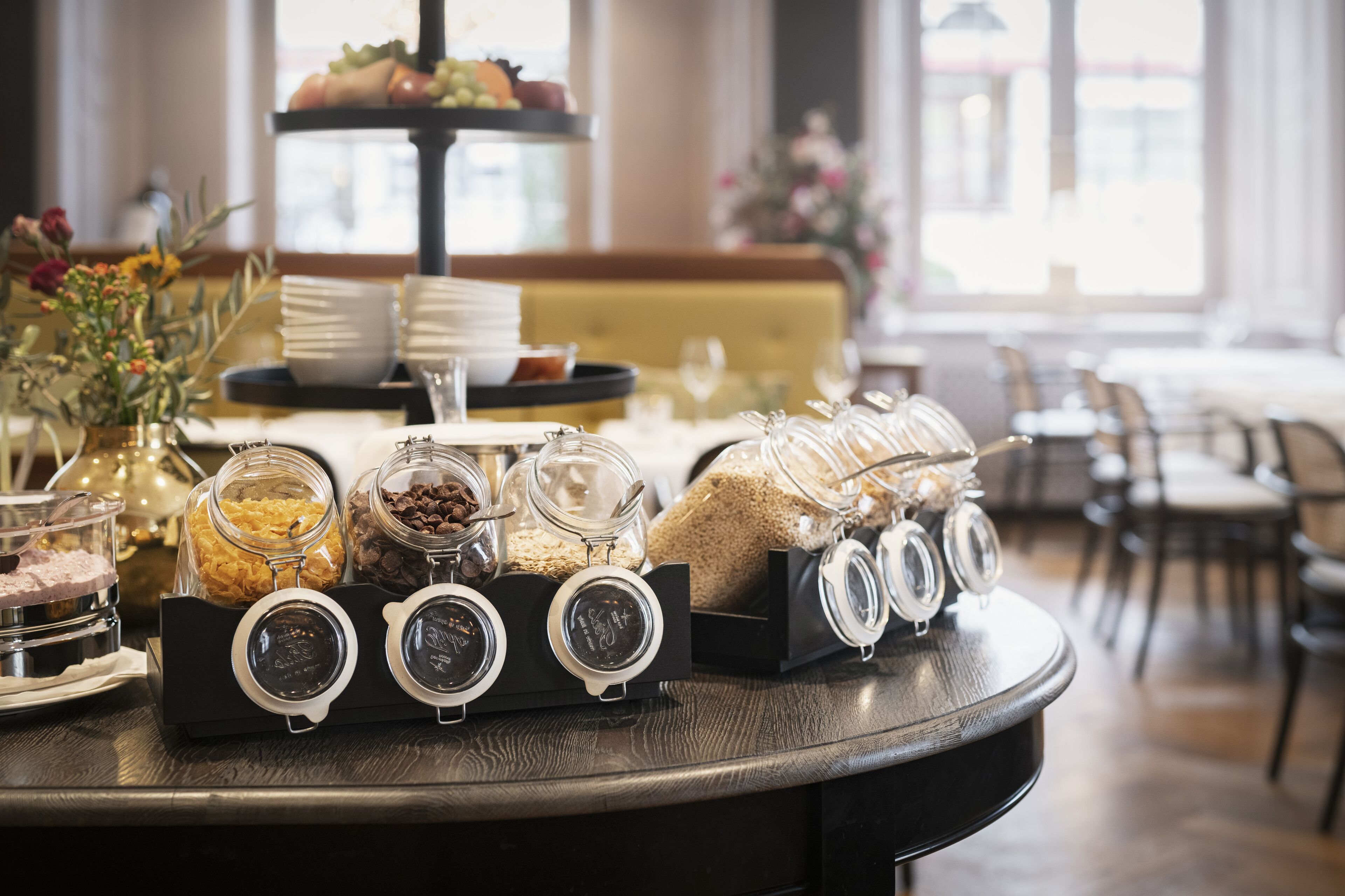 daily buffet breakfast (chf 30 per person)