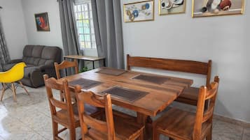 Family House, 3 Bedrooms, Garden View | Living area | Flat-screen TV