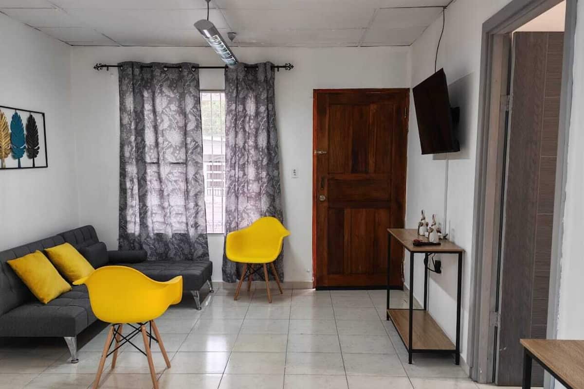 Family House, 2 Bedrooms, Garden View | Living area | Flat-screen TV