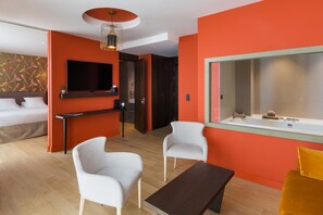 Suite, 1 King-Bett, Nichtraucher, Whirlpool (Prestige)