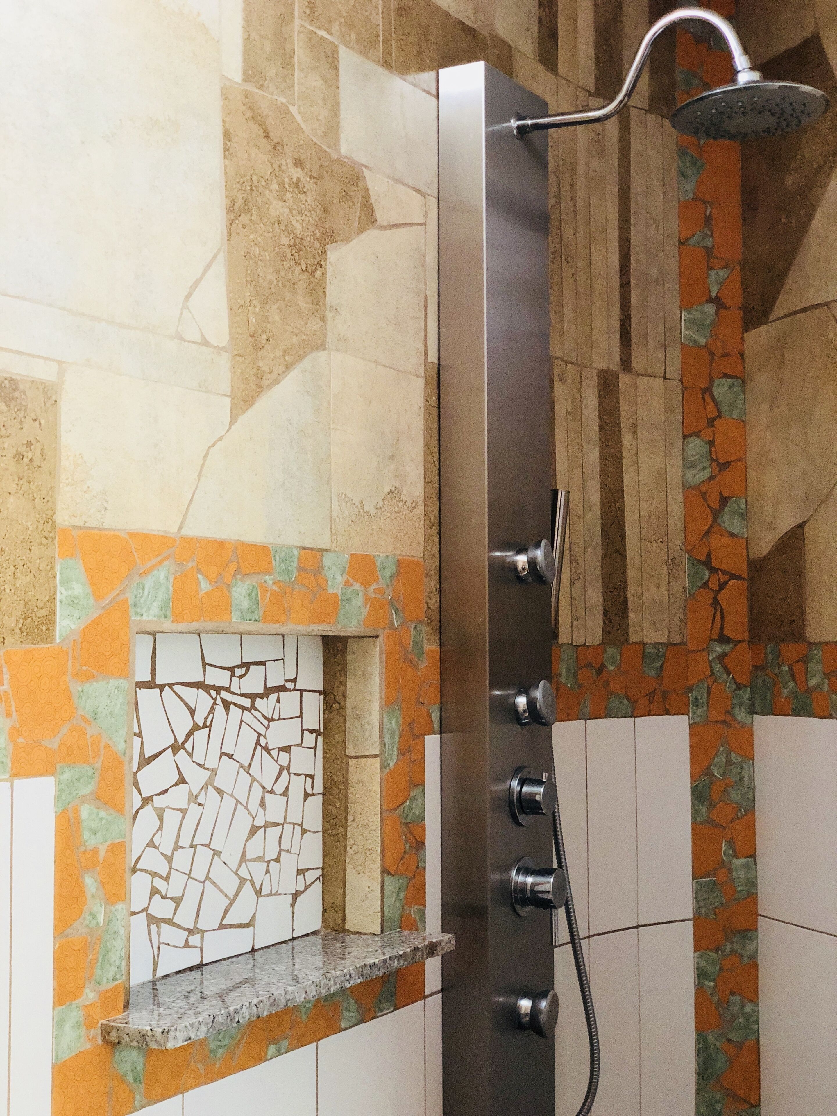 signature double room, 1 queen bed | bathroom | shower, free toiletries, hair dryer, towels