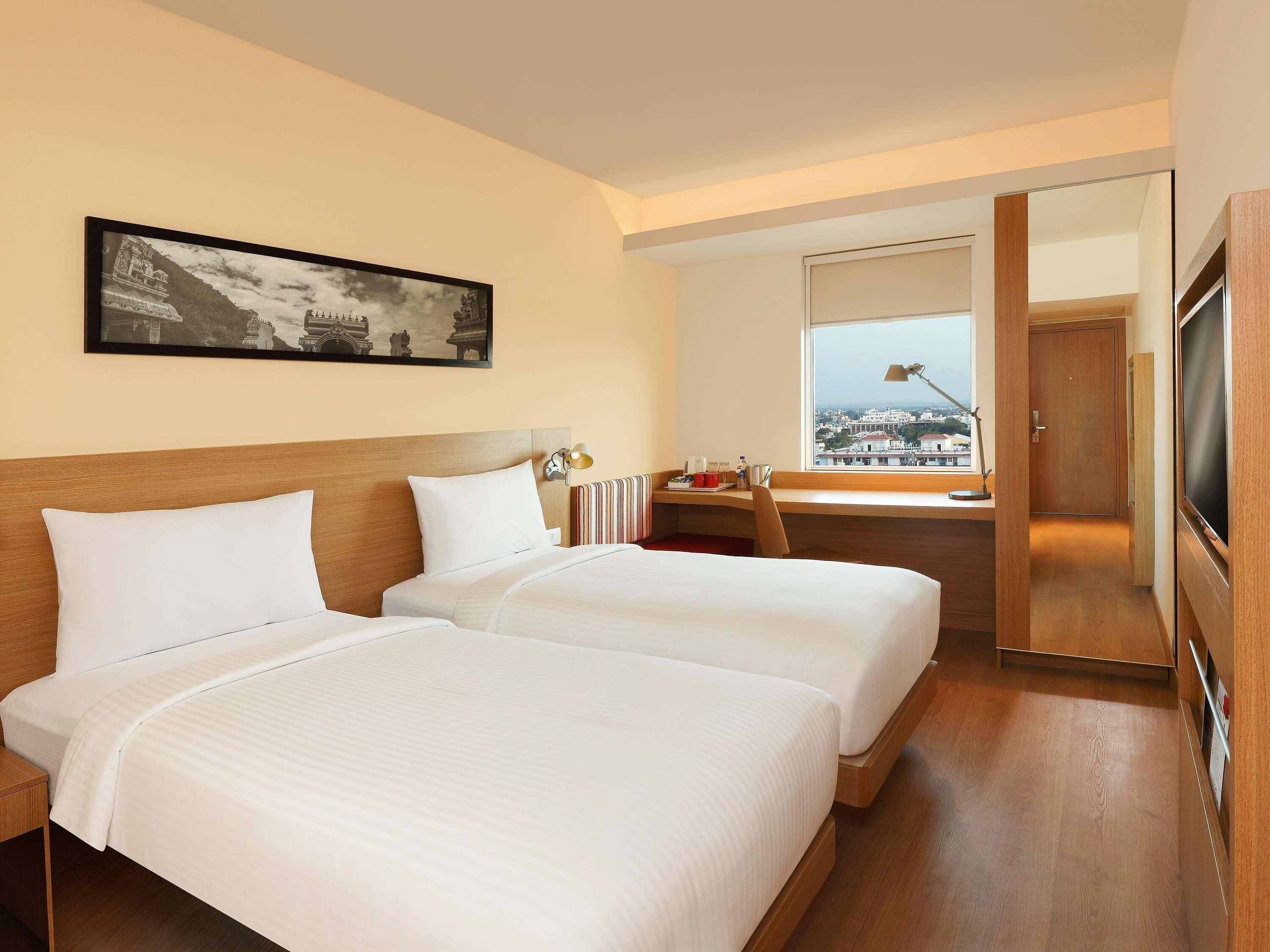 Premium bedding, memory foam beds, minibar, in-room safe